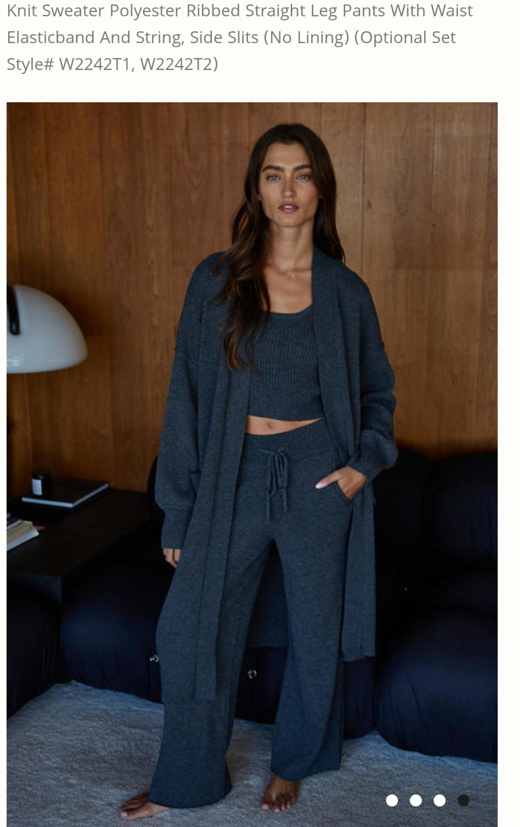 Lounge cropped Tank top