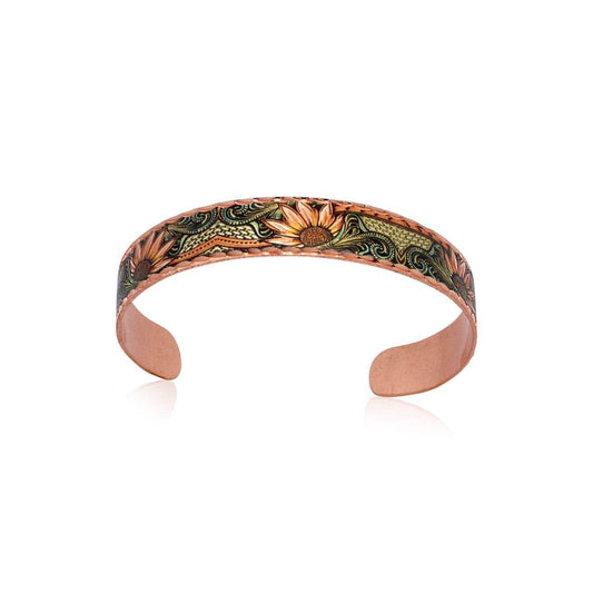 BNS 45 Native  Sunflowers  Narrow Bracelet