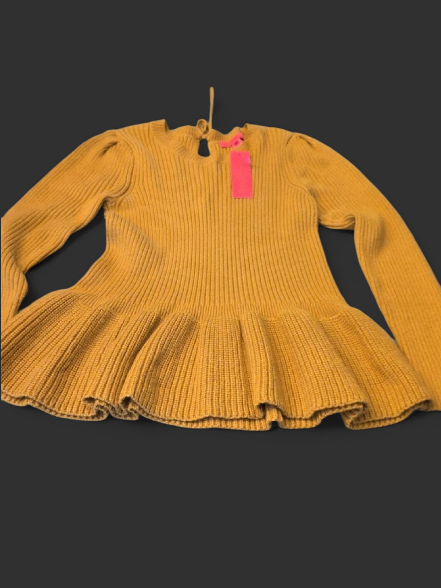 Lilly Pulitzer Gold Sweater. Size Large