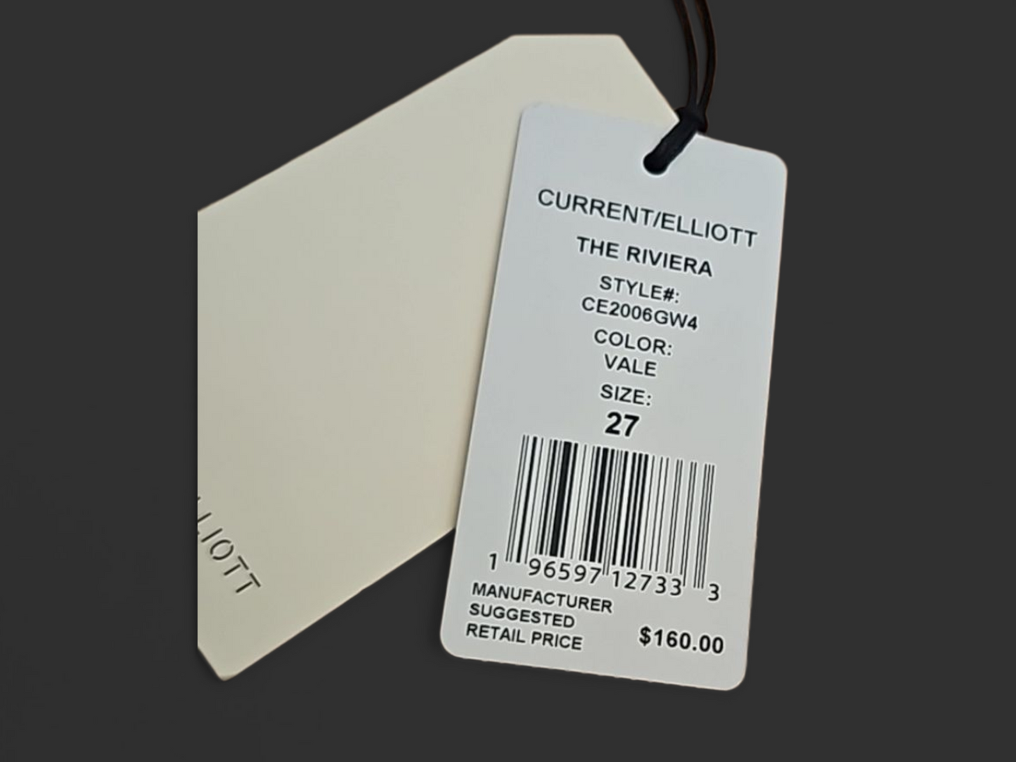 Current/Elliott "The Rivera" Short.  Size 27