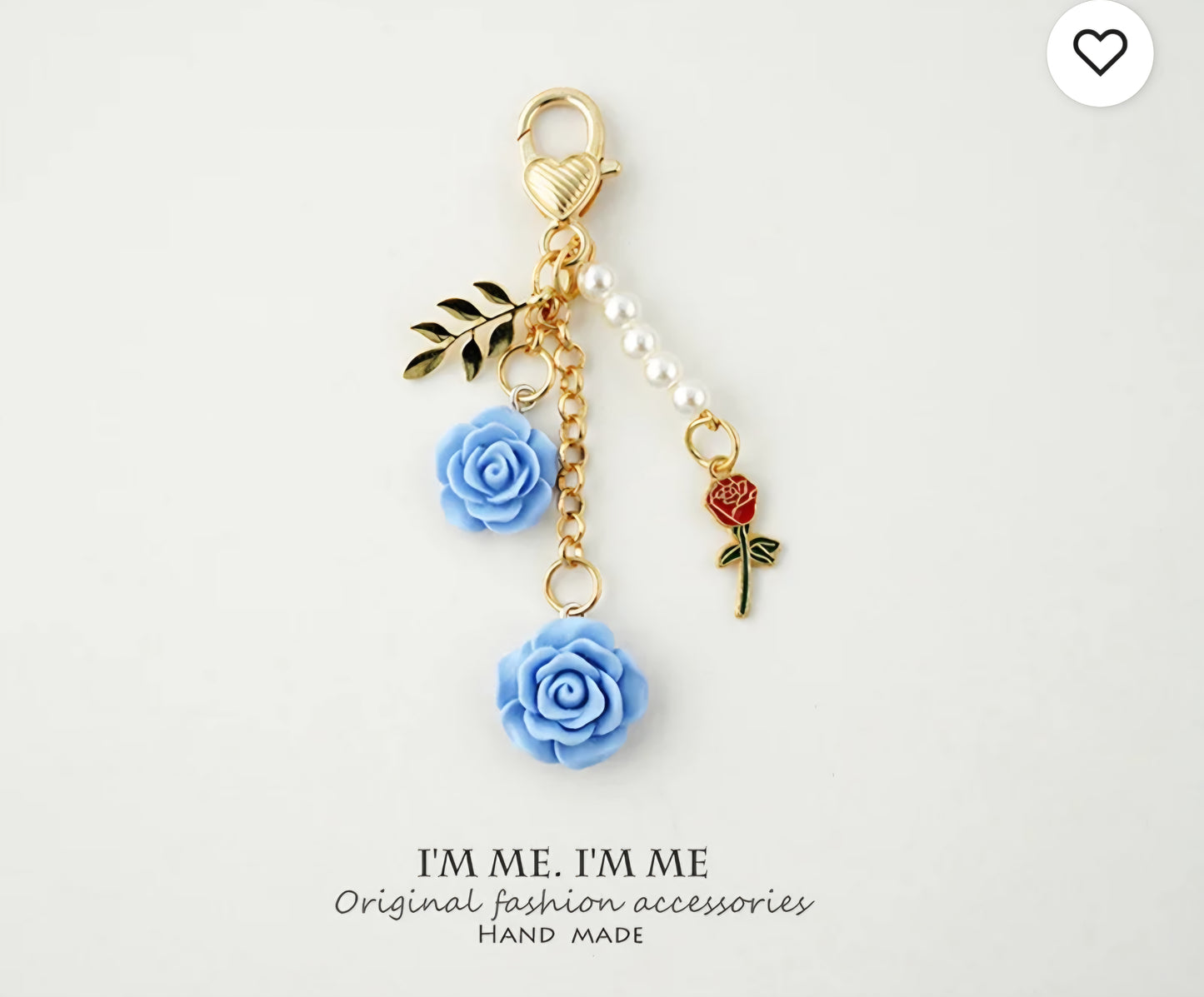 Roses Bag Charm/ Keychain