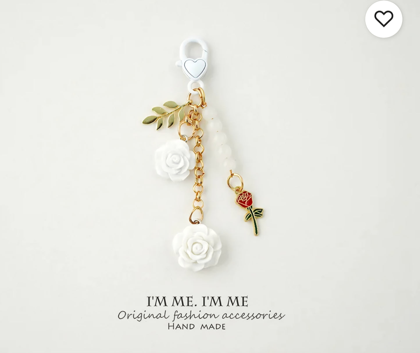 Roses Bag Charm/ Keychain