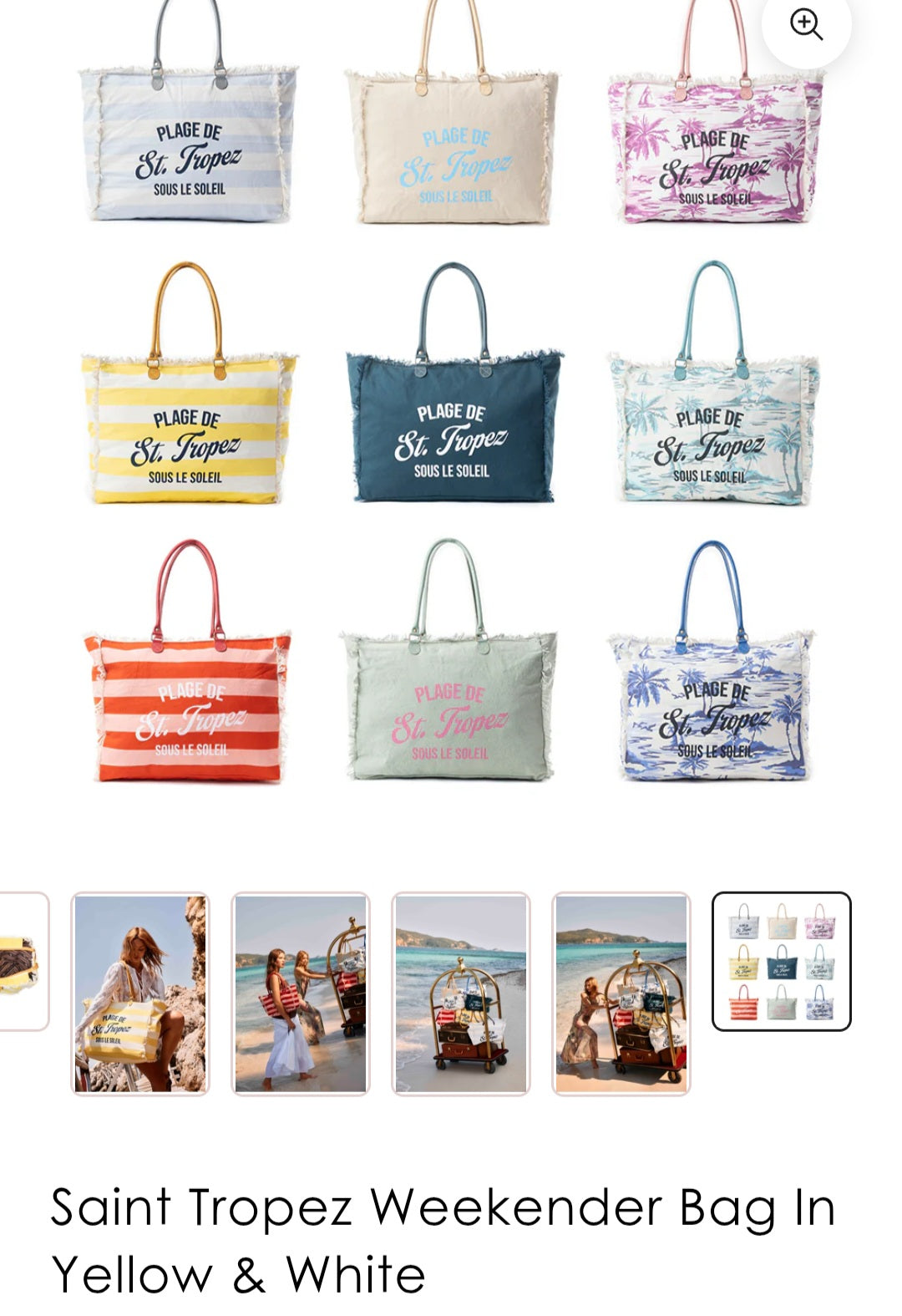 Saint Tropez Weekender Bag