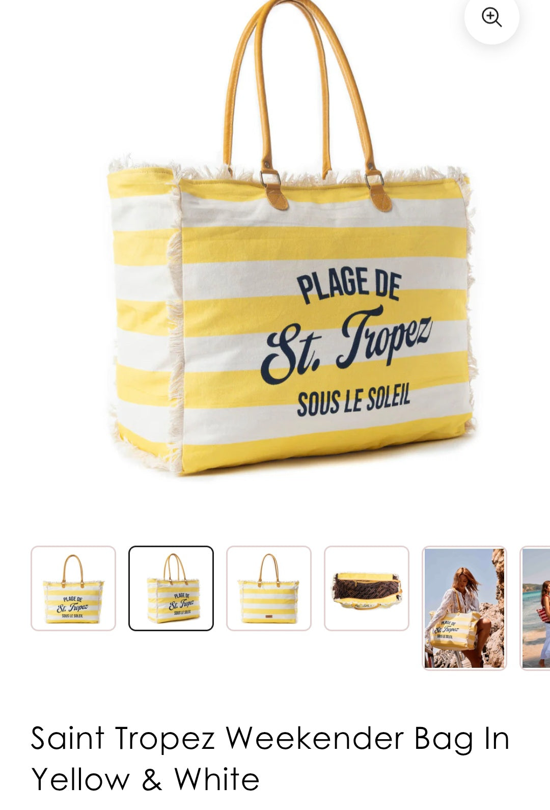 Saint Tropez Weekender Bag