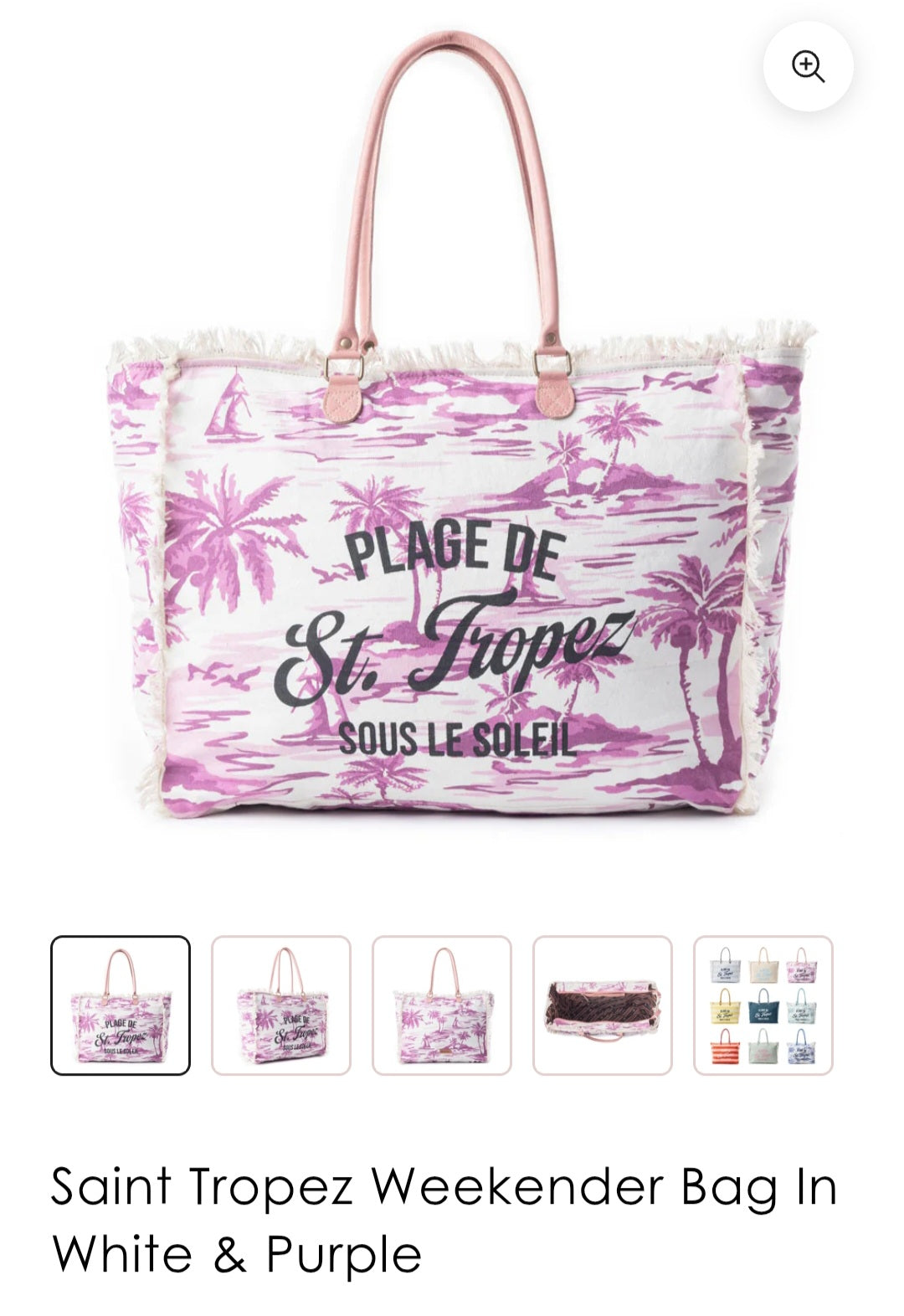 Saint Tropez Weekender Bag
