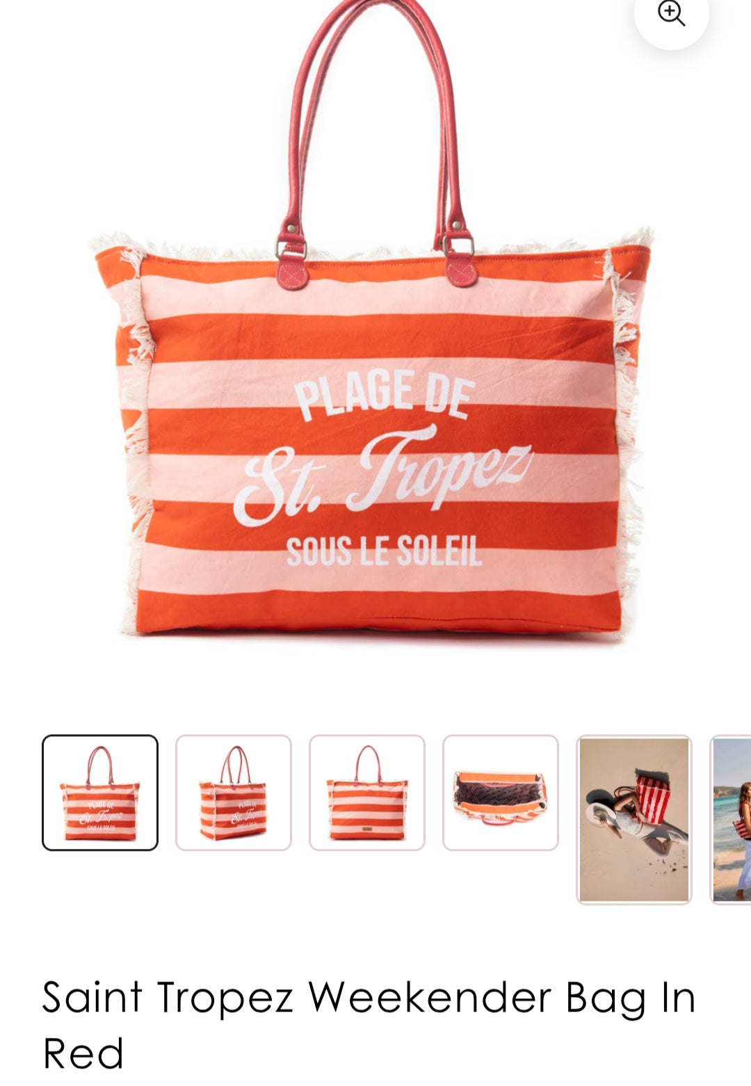 Saint Tropez Weekender Bag