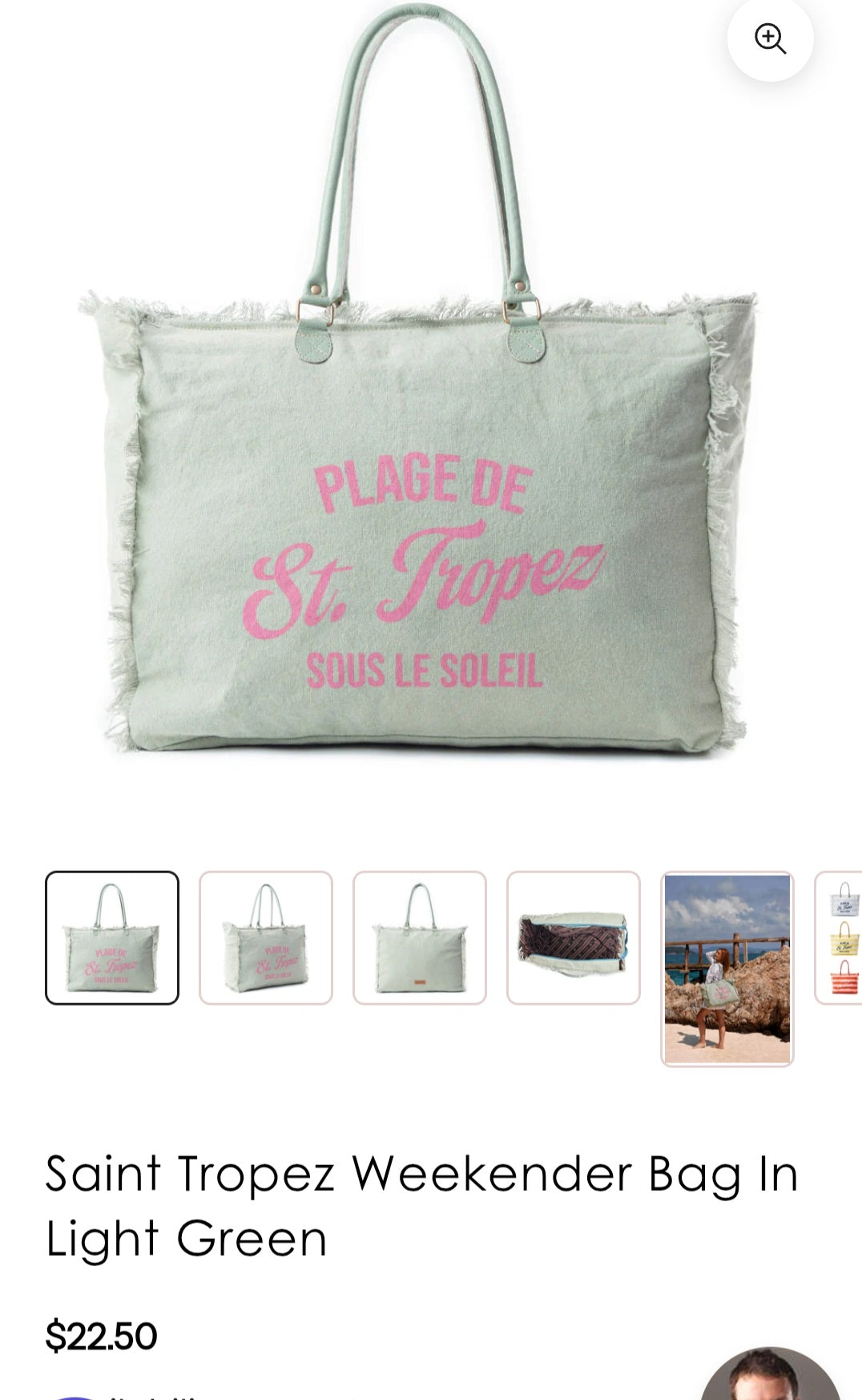 Saint Tropez Weekender Bag