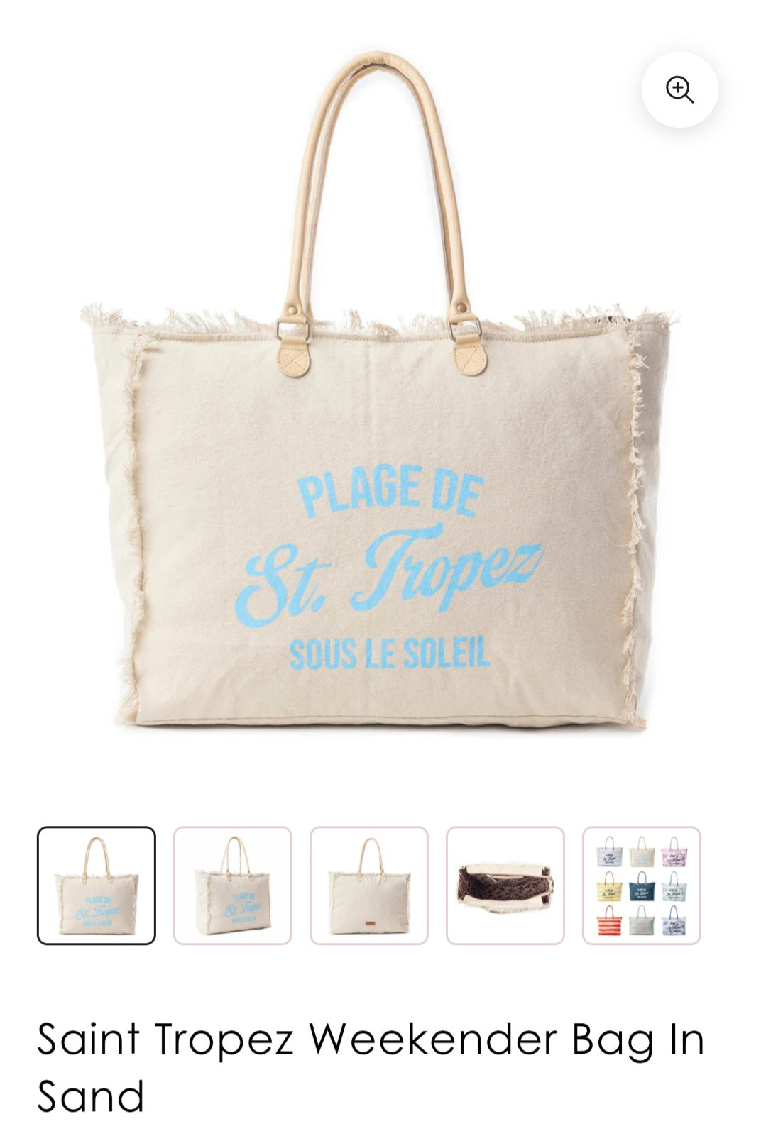 Saint Tropez Weekender Bag