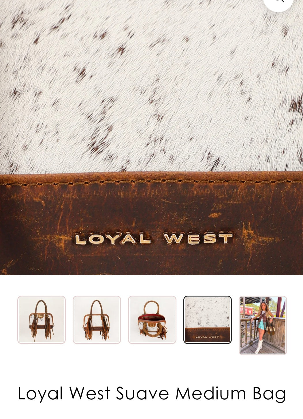 Loyal West Suave Medium Bag