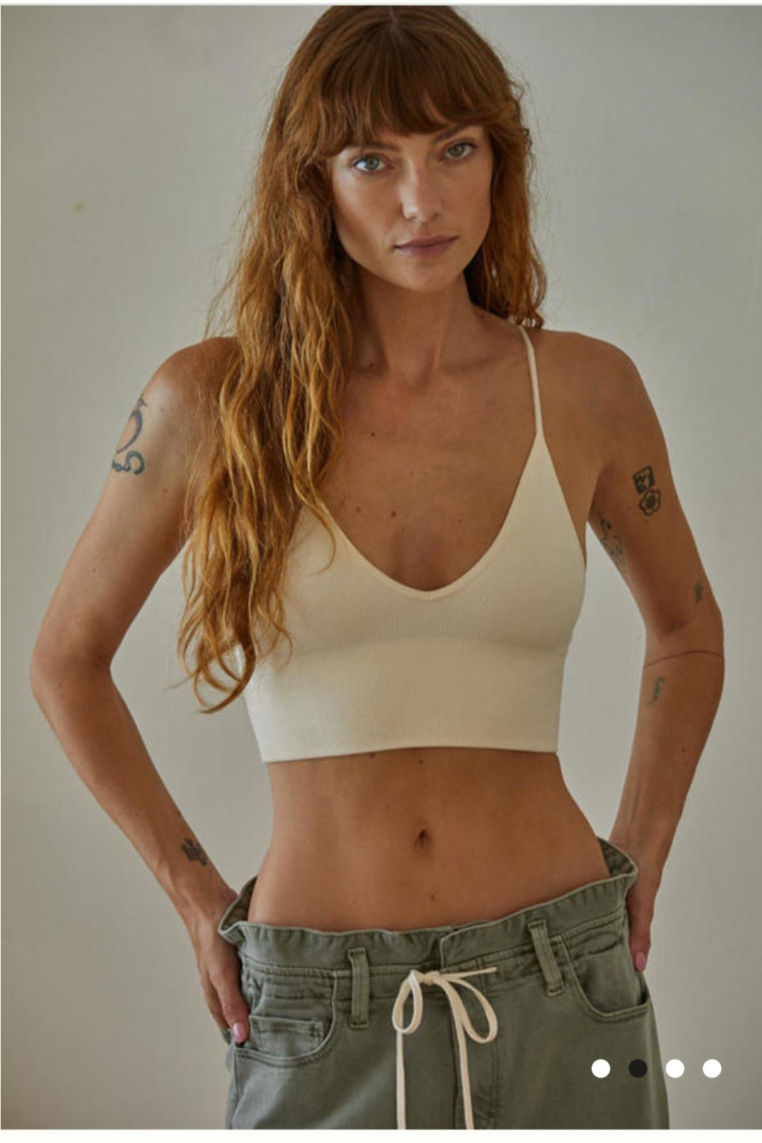 Modal Ribbed Triangle Bralette