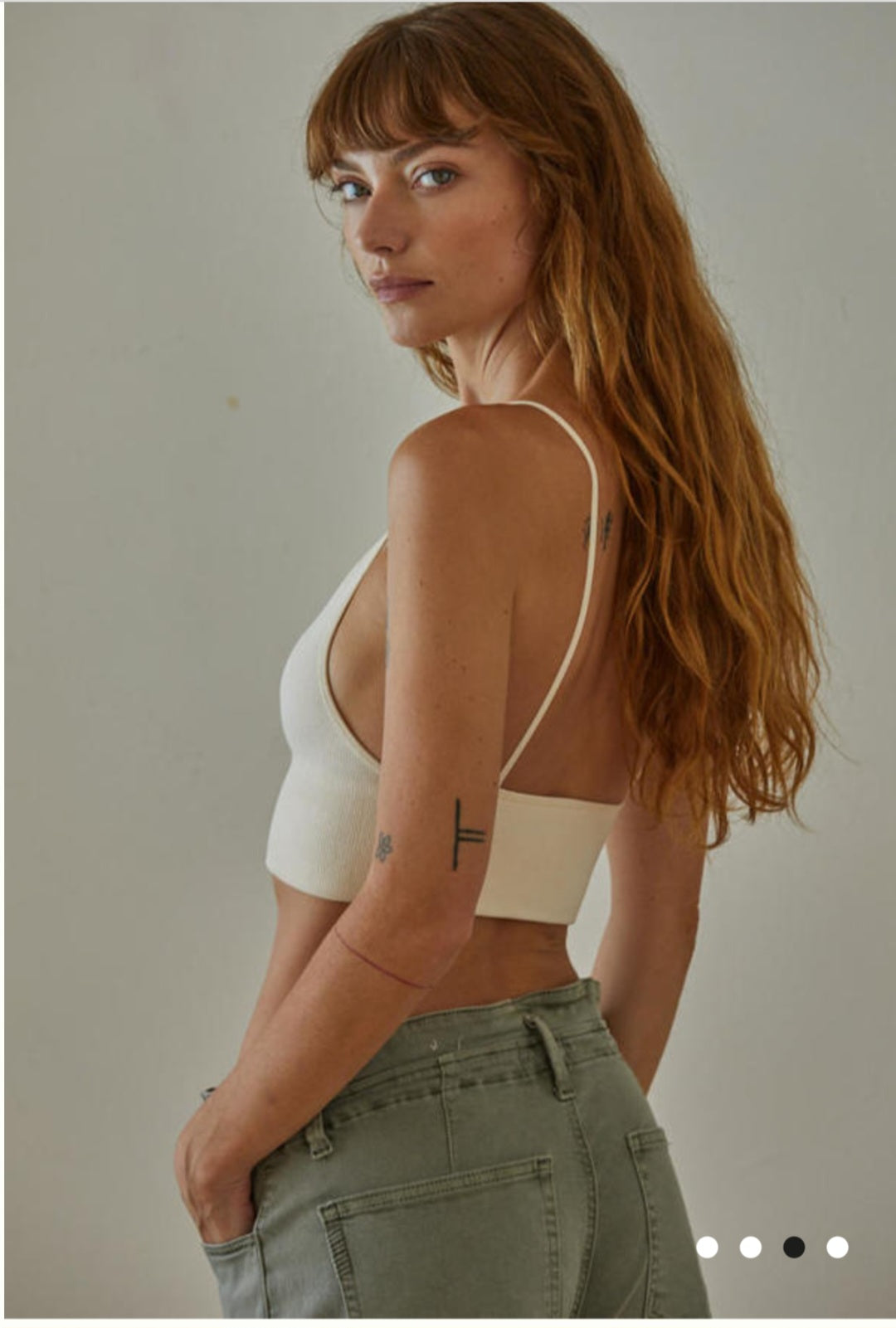 Modal Ribbed Triangle Bralette