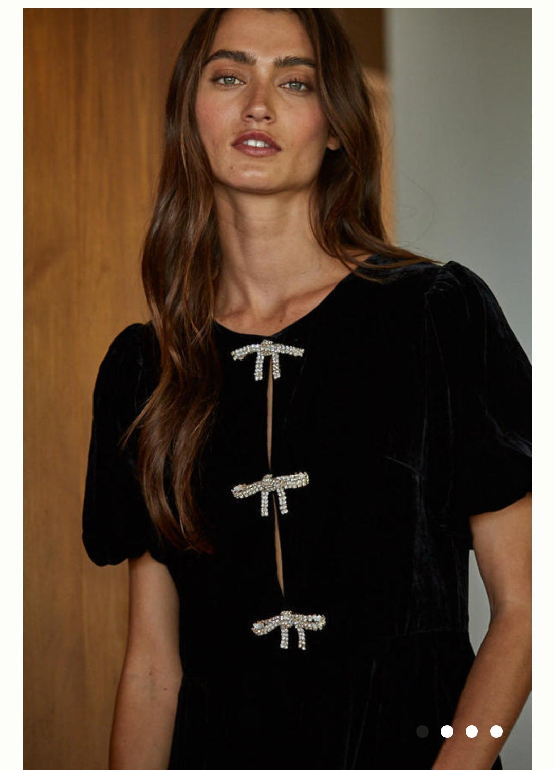 Velvet Sparkle Box Mini Dress