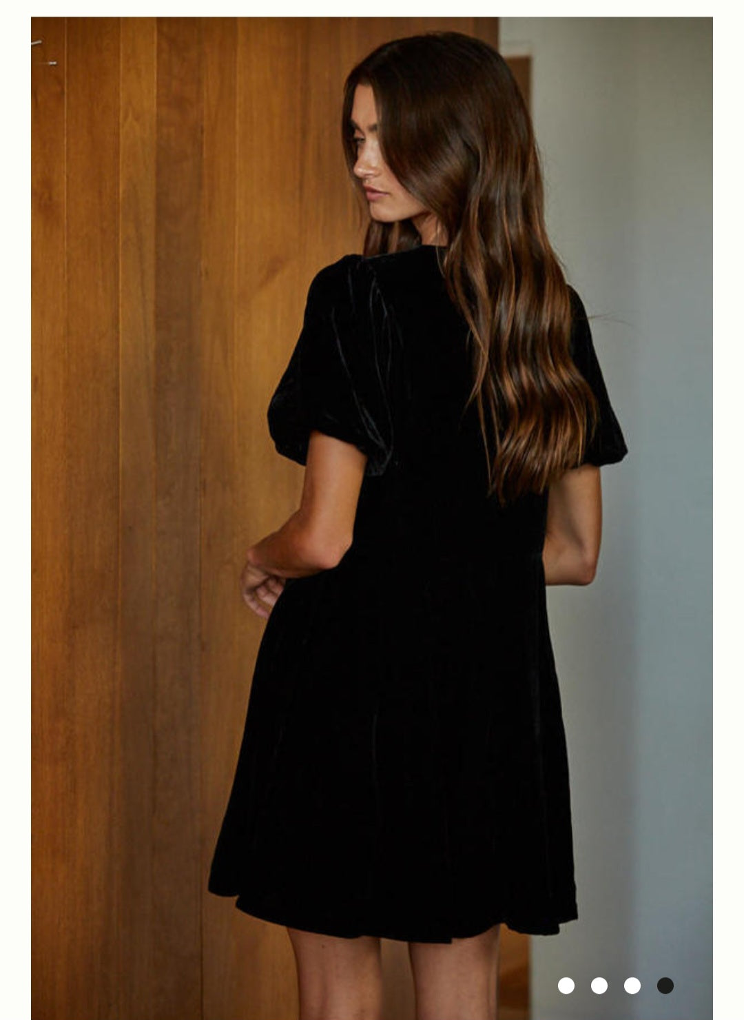 Velvet Sparkle Box Mini Dress