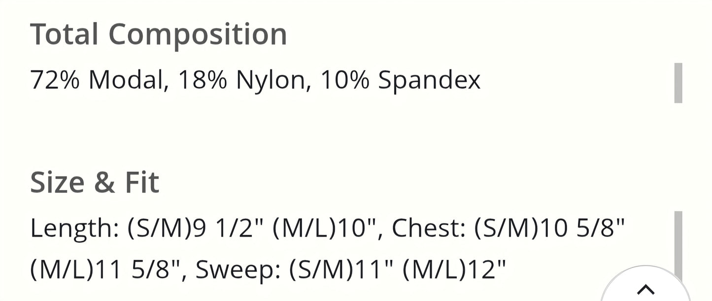 Modal Ribbed Triangle Bralette