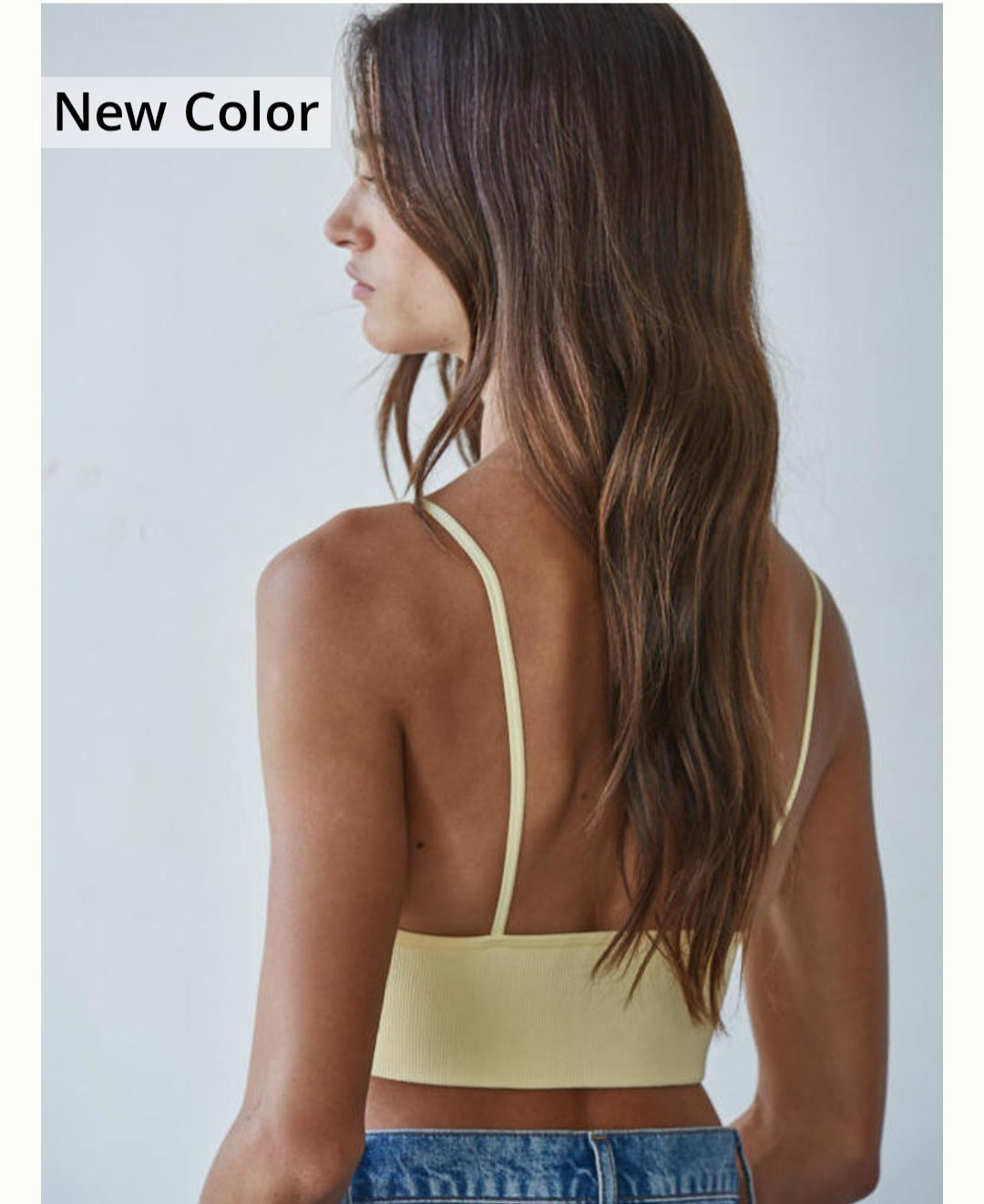 Modal Ribbed Triangle Bralette