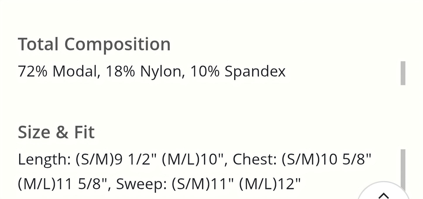 Modal Ribbed Triangle Bralette